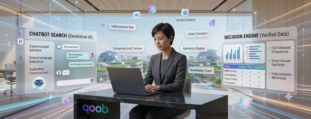 Qoob vs. ChatGPT Search: Do You Need a Chatbot or a Decision Engine?